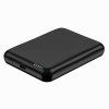 Powerbank VFAN F12, 20W 5000mAh (czarny) z ładowaniem bezprzewodowym